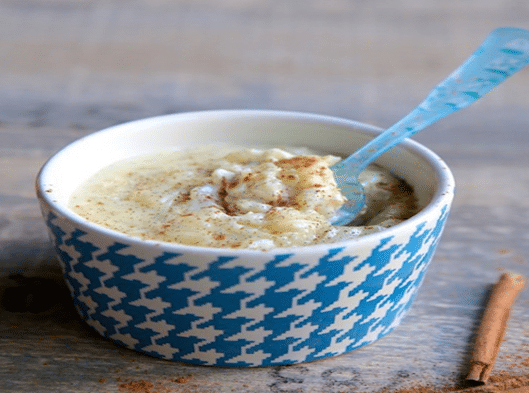 RICE WITH ALMOND MILK & CINNAMON